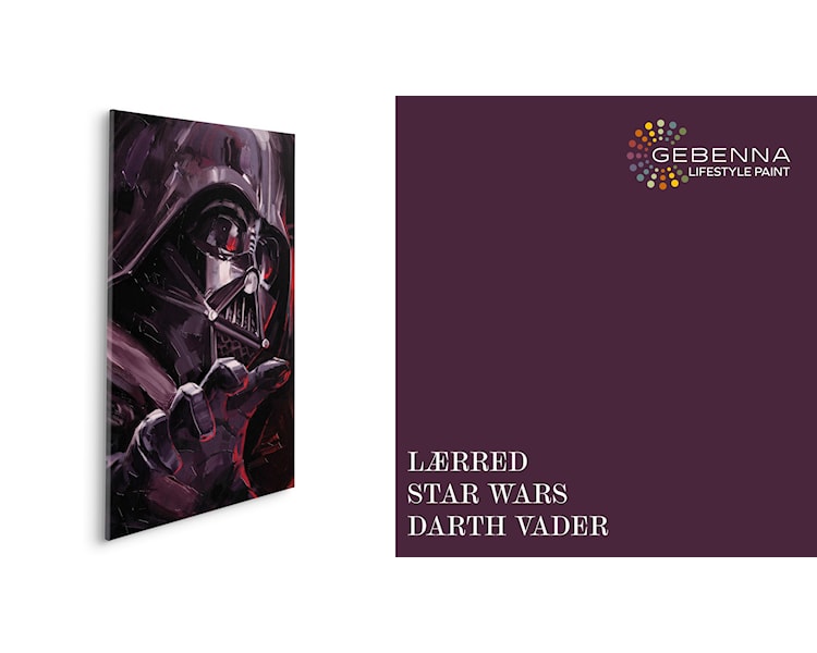 Lærred Star Wars Darth Vader Acryl